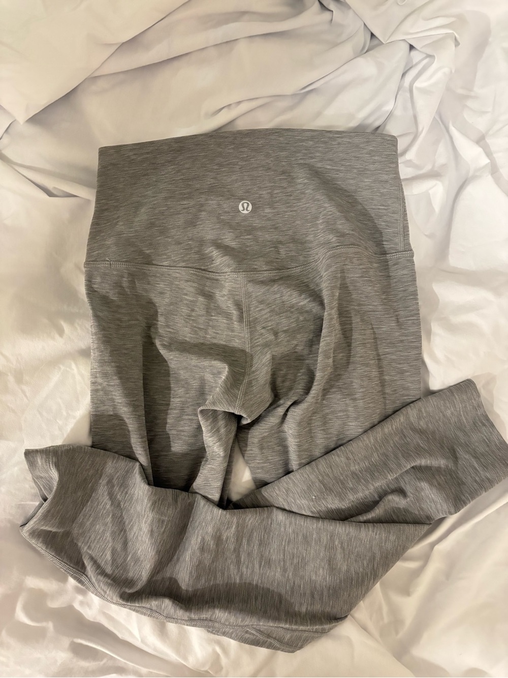 lululemon athletica Heather Gray High-Rise Leggings